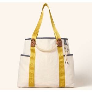 Large Canvas Tote Bag - Woolrich x Target Cream/Yellow